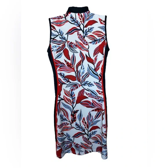 🆕 🍃 NWOT TAIL Activewear Lem Galleria Foliage Golf Dress | Women’s Small - Picture 4 of 9